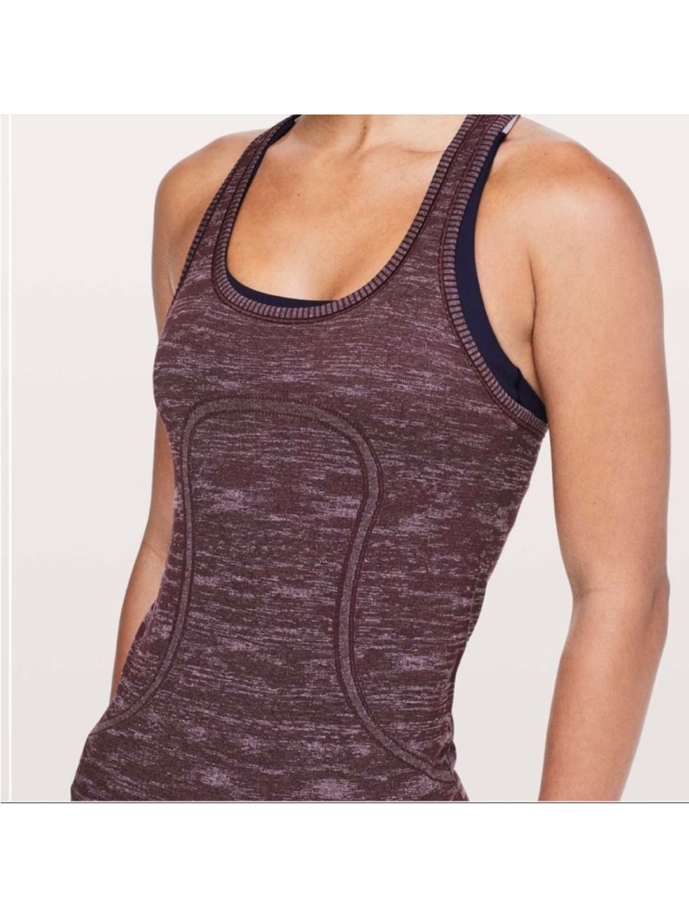 Lululemon Swifty seamless Marked Plum Racerback Tank Top